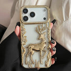 Bling Diamond Hollow Deer Case For iPhone - sky-case
