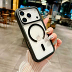 Magsafe Clear Aluminum Alloy Phone Case - sky-case