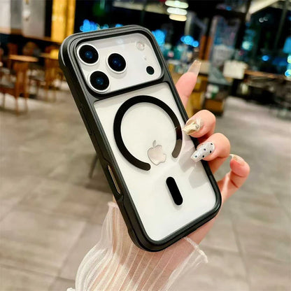 Magsafe Clear Aluminum Alloy Phone Case - sky-case