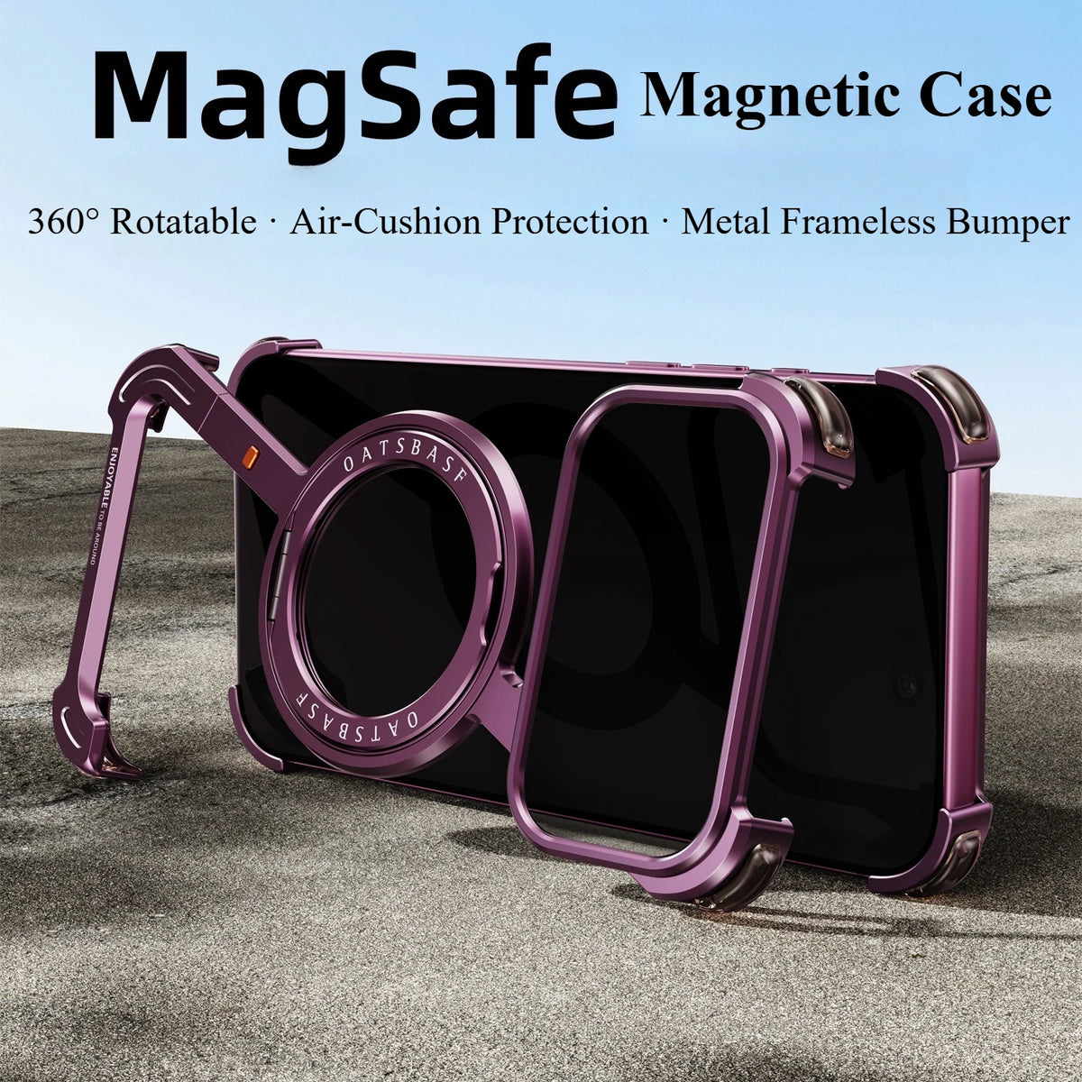 Z-Case 360° MagSafe Metal Ring Cover