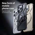 New Aluminum 360° Rotation Metal Phone Cover - sky-case