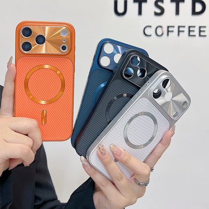 Luxury Carbon Fiber Magnetic Charging Case - sky-case