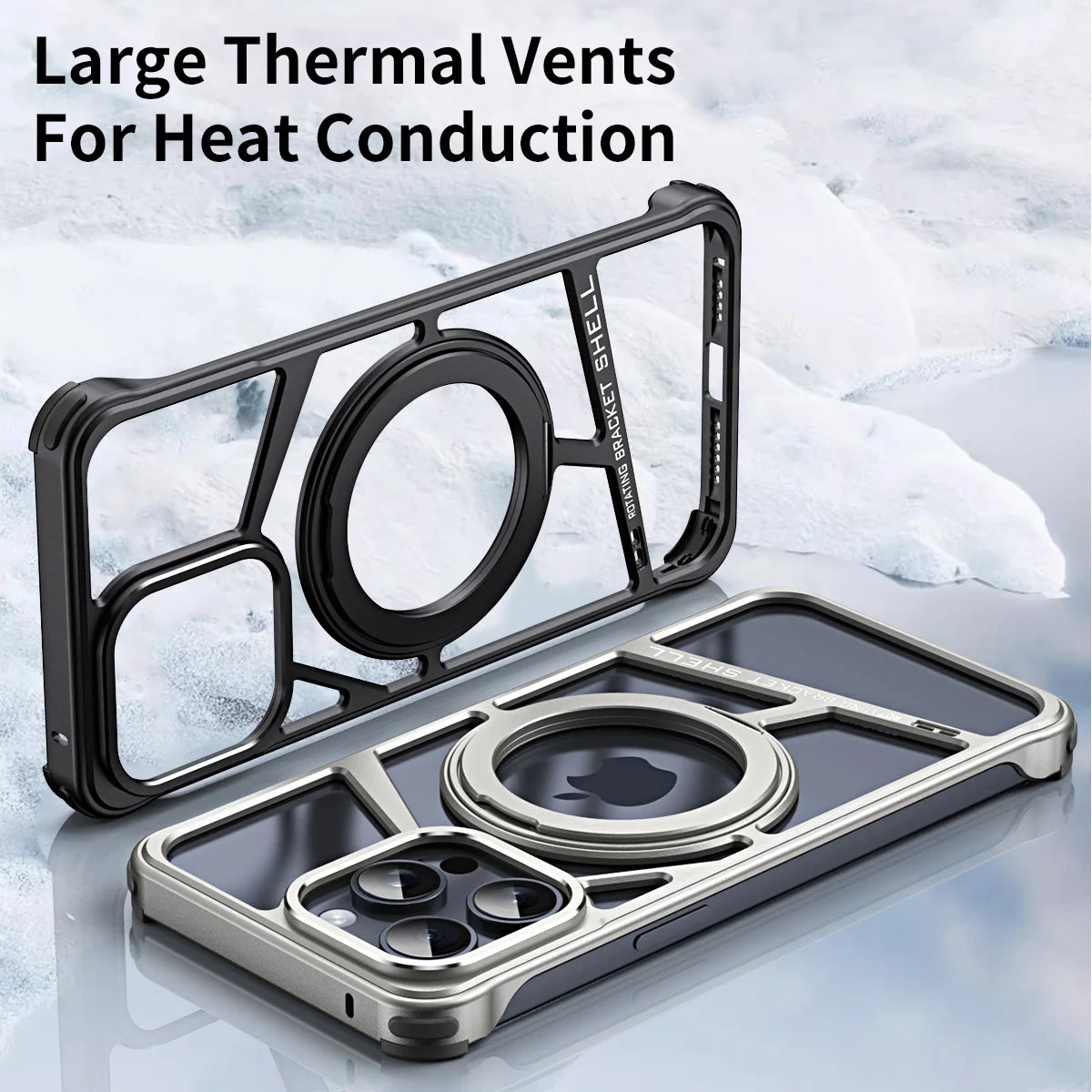 Magnetic Heat Dissipation Aluminum Cover - sky-case