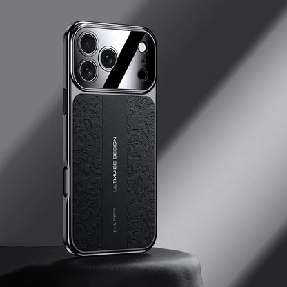 Luxurious Leather Electroplated Case - sky-case