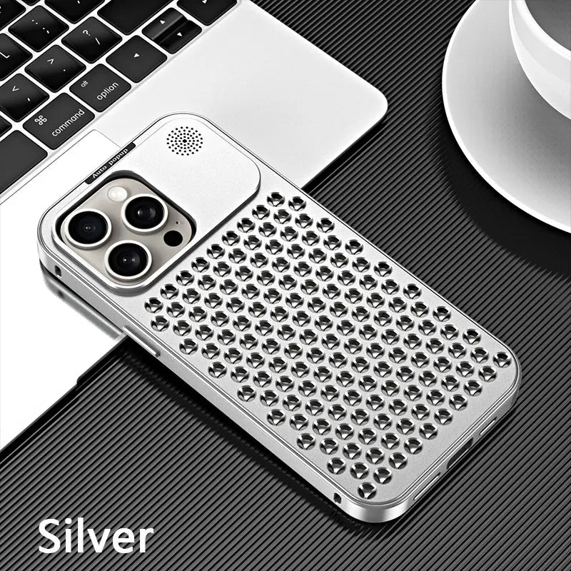 Aluminum Heat-Dissipating Case for iphone 16 15 14 13 12 pro max - sky-case