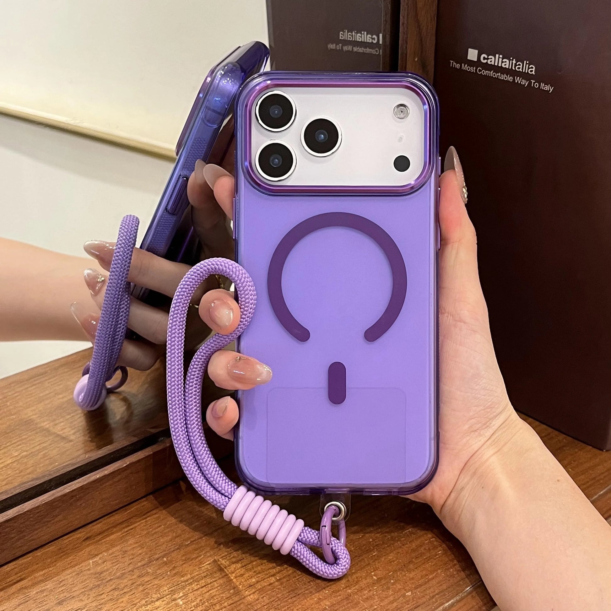 Luxury Frosted Slim Strap Case - sky-case