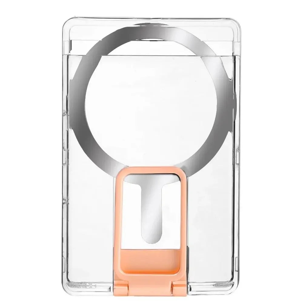 Luxury Magnetic Wallet Holder Card Rose Gold - sky-case