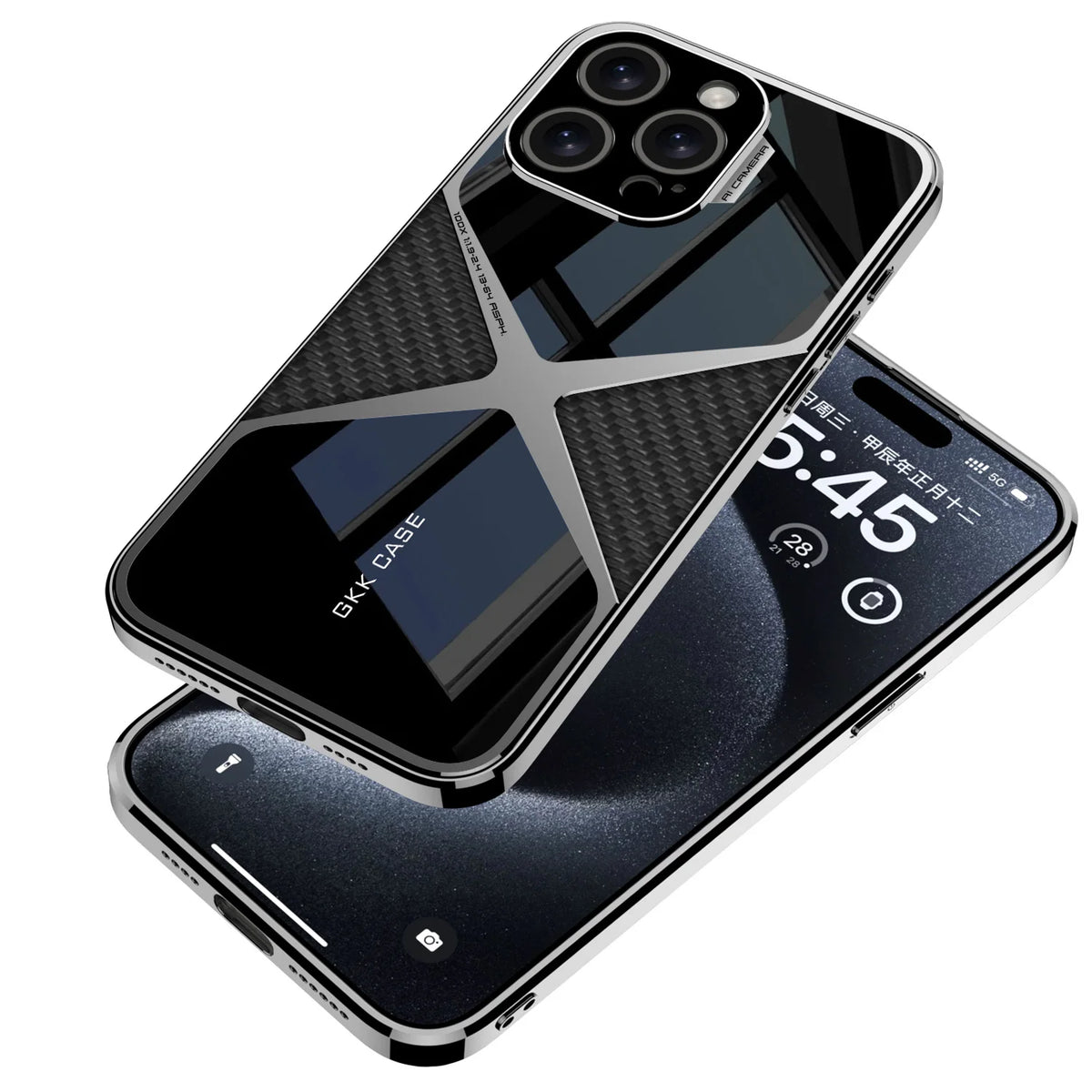 Luxury Shockproof Electroplated Phone Case For iPhone 15 Pro Max - sky-case
