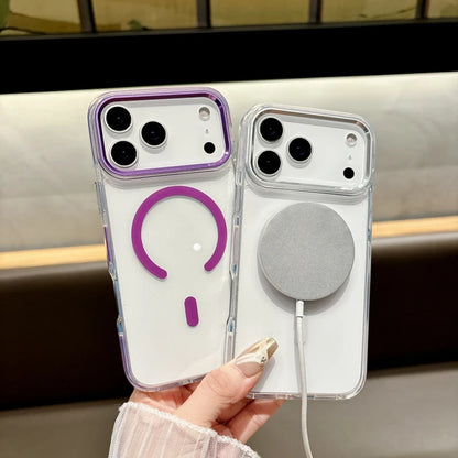 Transparent crystal wireless charging magSafe iPhone case - sky-case