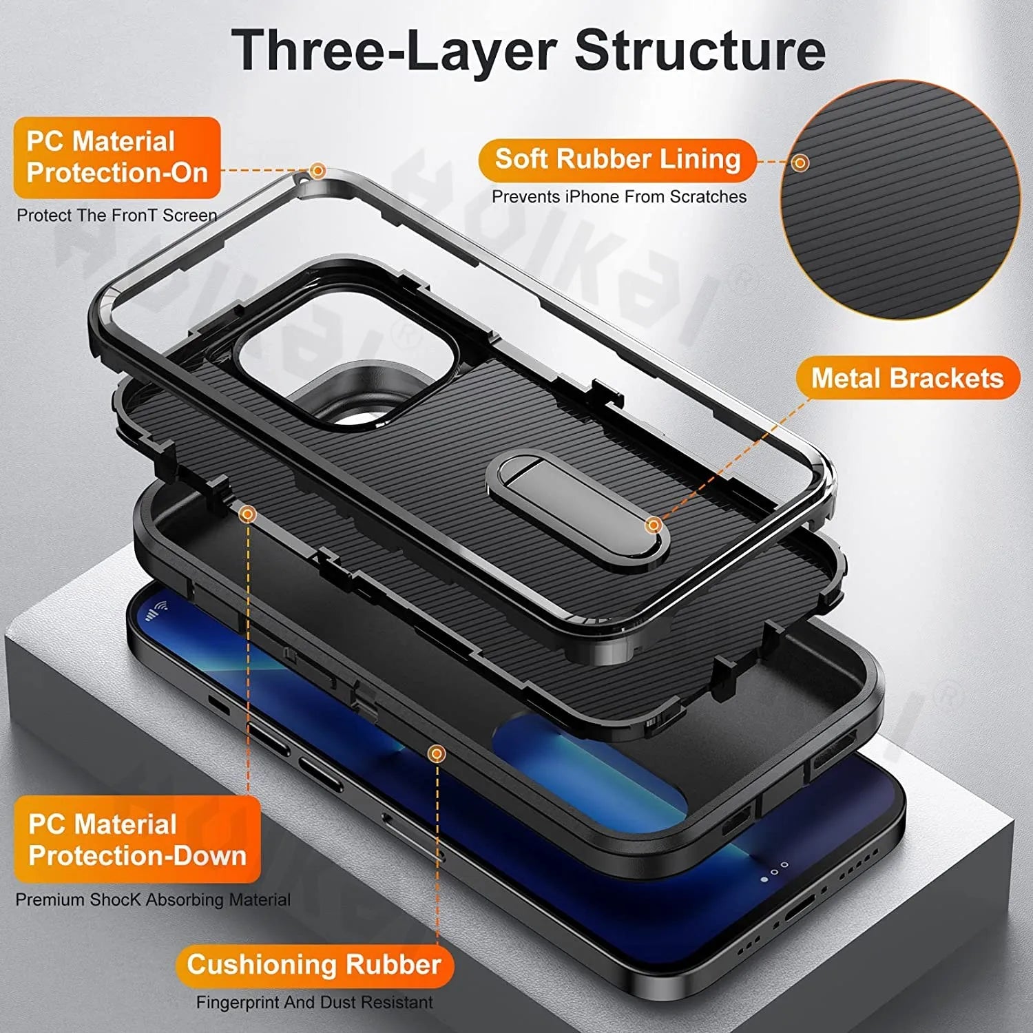Heavy Duty Shockproof Silicone Case - sky-case