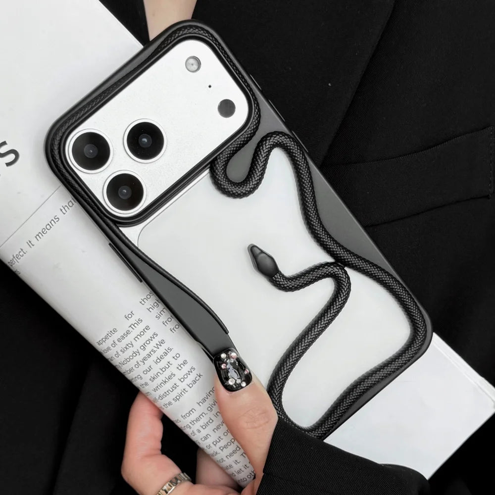 Luxury Snake Plating Armor Case - sky-case