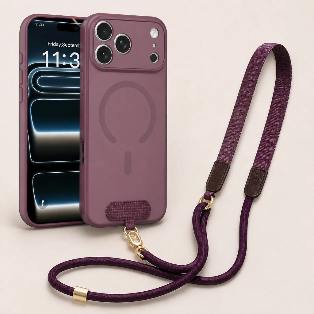 LuxeCarry™ Lanyard Phone Case
