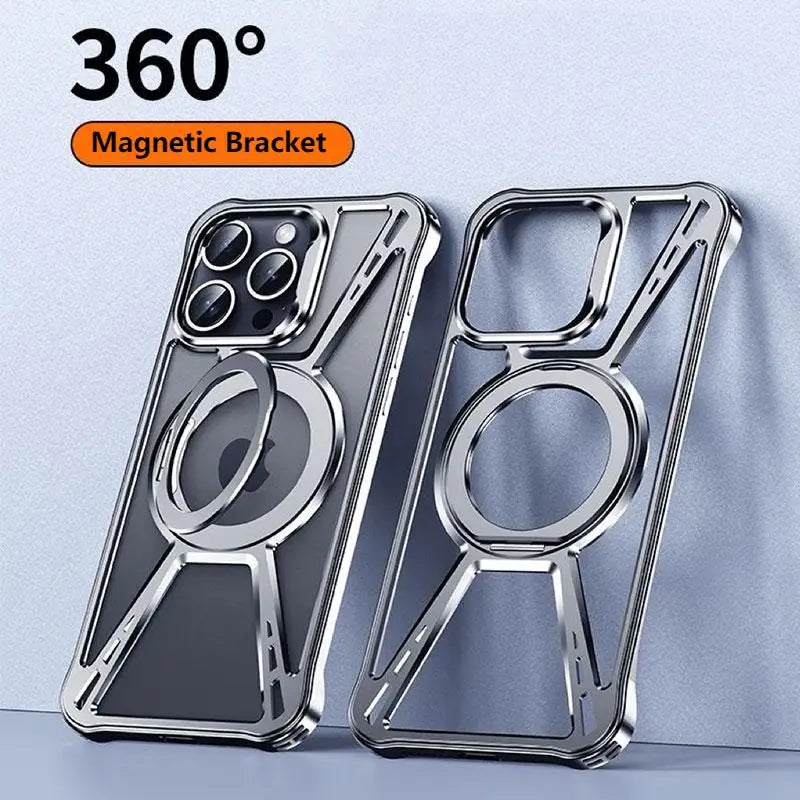 Luxury 360 Rotate Magnetic Aluminum alloy Cover