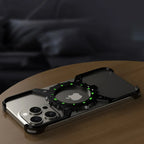 Luxury Metal Gear Magnetic Holder Phone Cover - sky-case