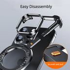 Luxury Aluminum Alloy Frame 360° Rotation Shape Metal Holder Phone Cover - sky-case