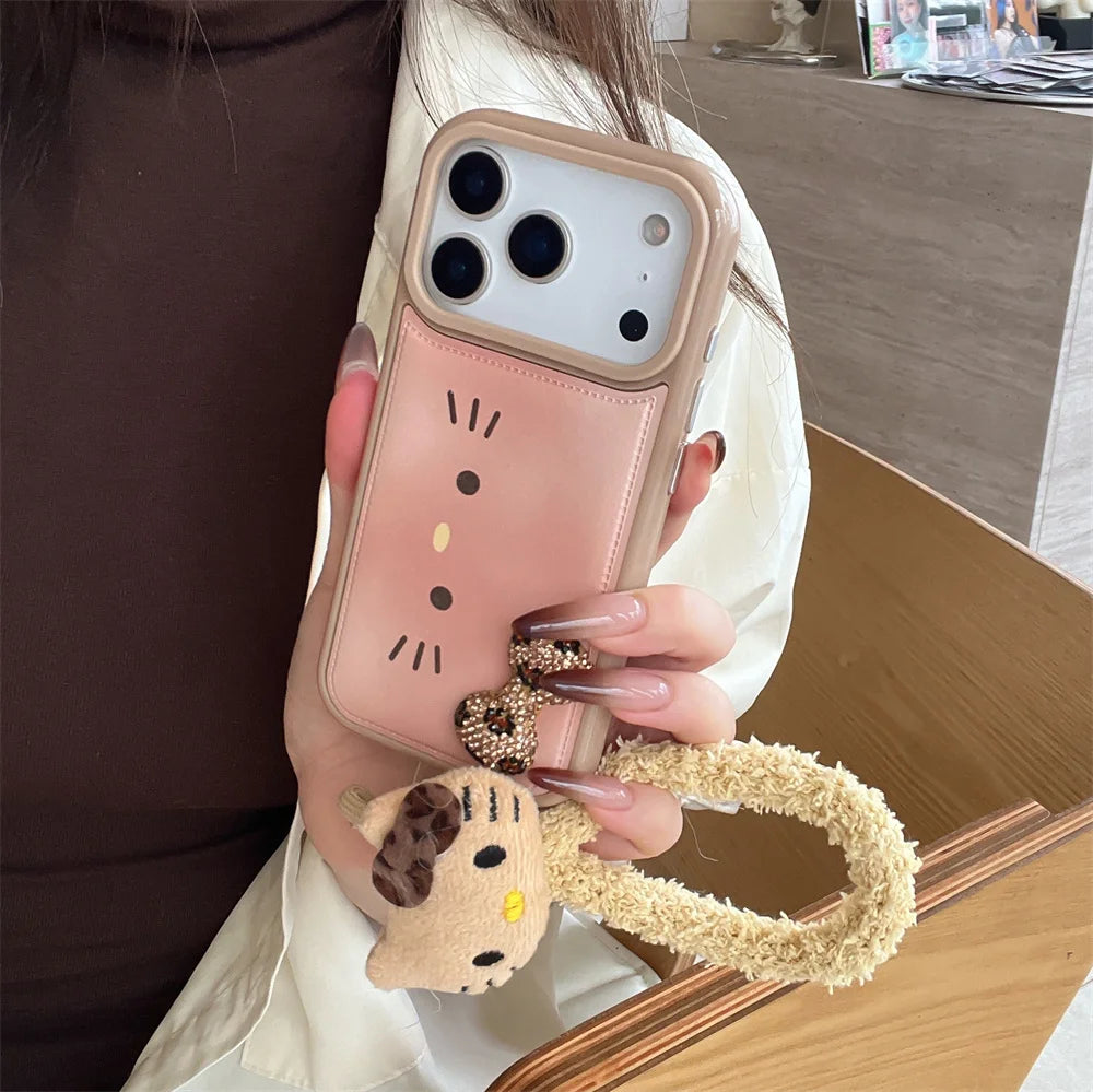 Luxury Flash Drill Bow Leather Fashion Case - sky-case