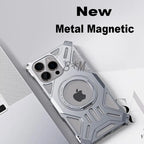 New Anti-Fall Aluminium Magnetic Phone Cover - sky-case