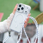 MagSafe Clear Necklace Lanyard Case - sky-case