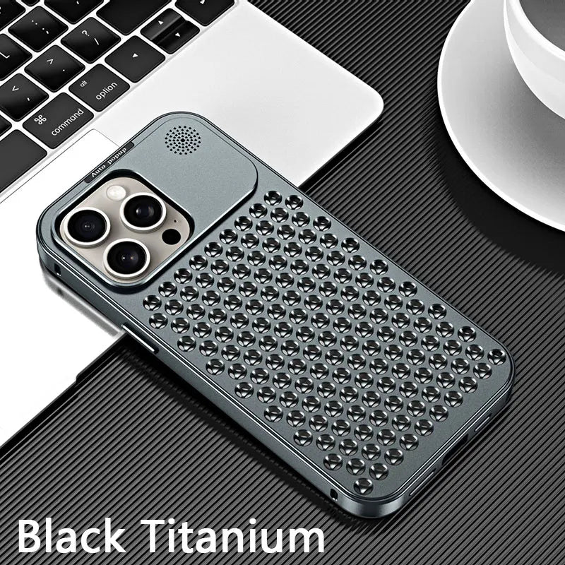 Aluminum Heat-Dissipating Case for iphone 16 15 14 13 12 pro max - sky-case