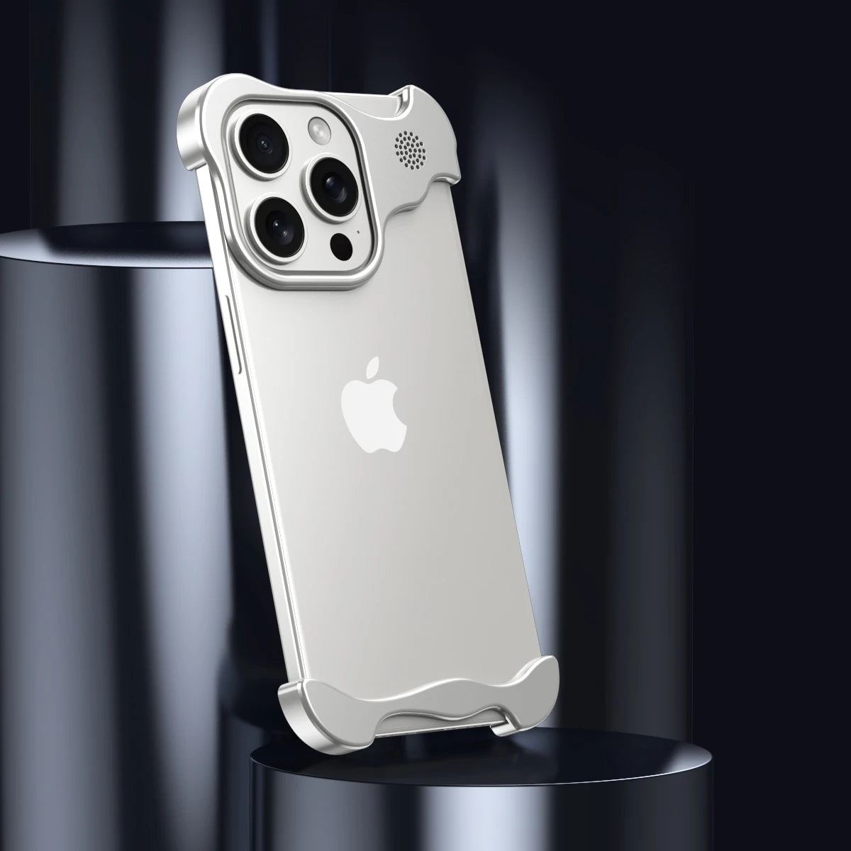 Fashion Irregular Aluminum Alloy Bumper Cove - sky-case