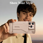 Luxury Stand Magnetic Card Holder Protective Cover - sky-case