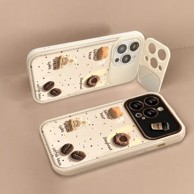 Cartoon Bear Wrist Chain Case - sky-case