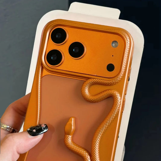 Luxury Snake Plating Armor Case - sky-case