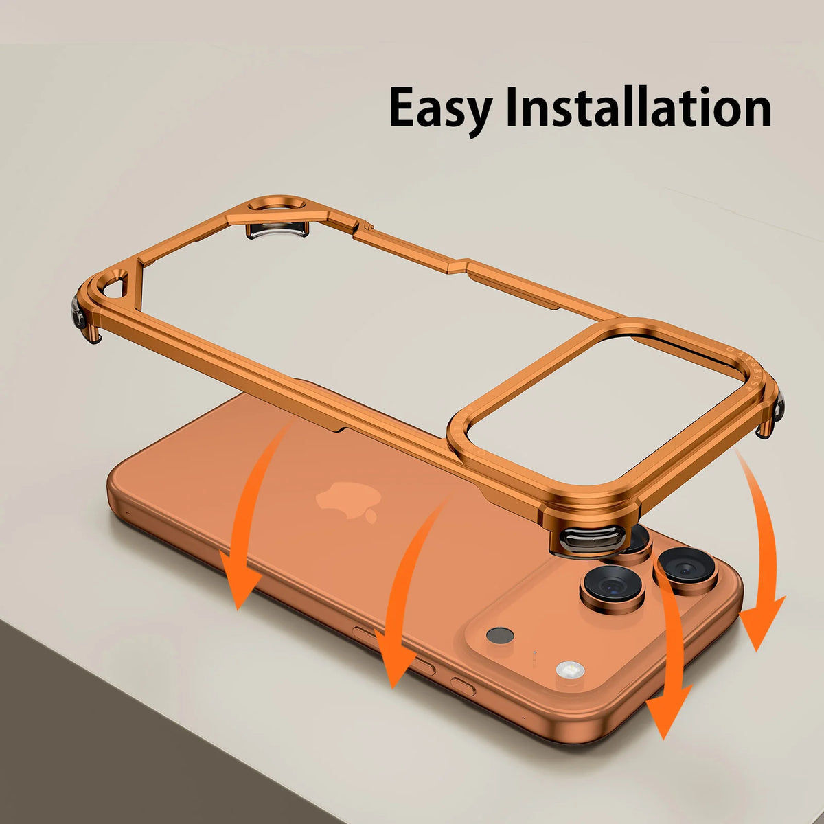 Premium metal case with an ultra-slim frame for all iPhone 17 models - sky-case