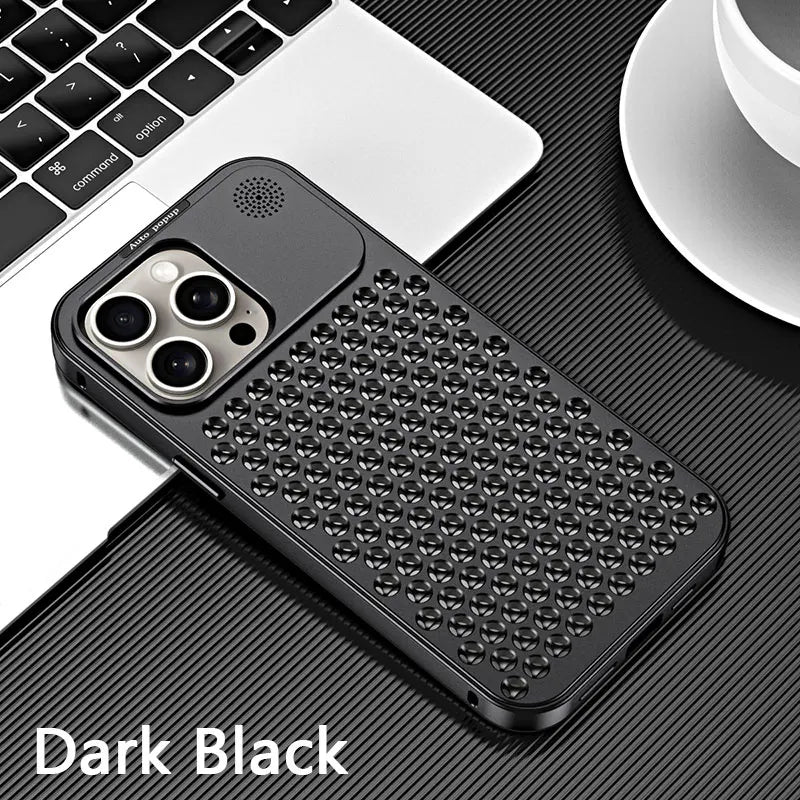 Aluminum Heat-Dissipating Case for iphone 16 15 14 13 12 pro max - sky-case