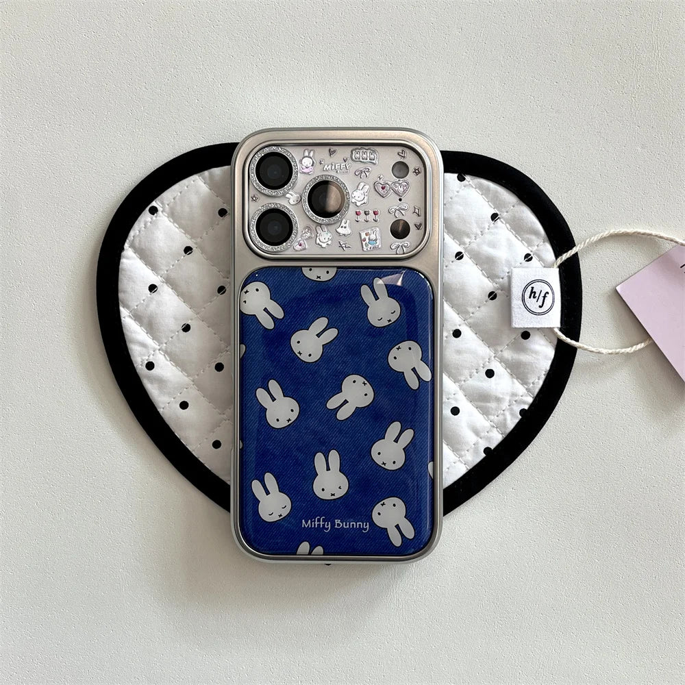 Electroplated Cute Rabbit Case - sky-case