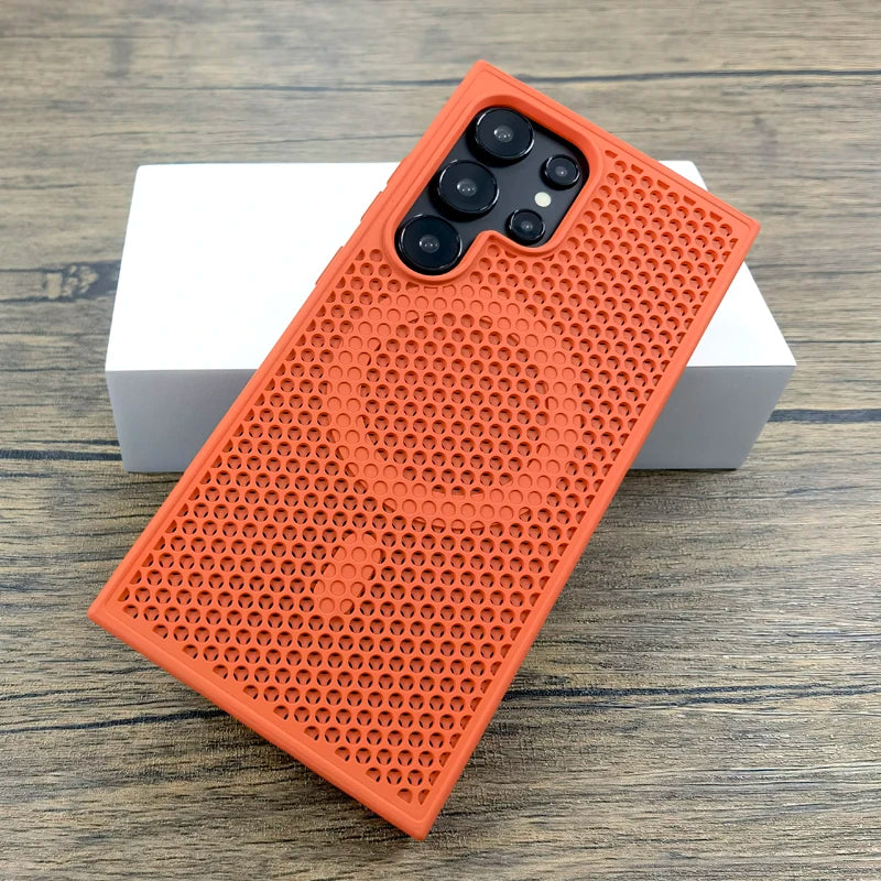 Luxury Heat Resistant Plastic Case for Samsung Galaxy with Magsafe Charging - sky-case