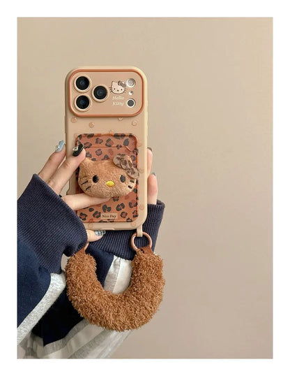 Kawaii HelloKitty Lanyard Strap Case - sky-case