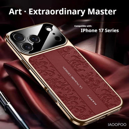 Luxurious Leather Electroplated Case - sky-case