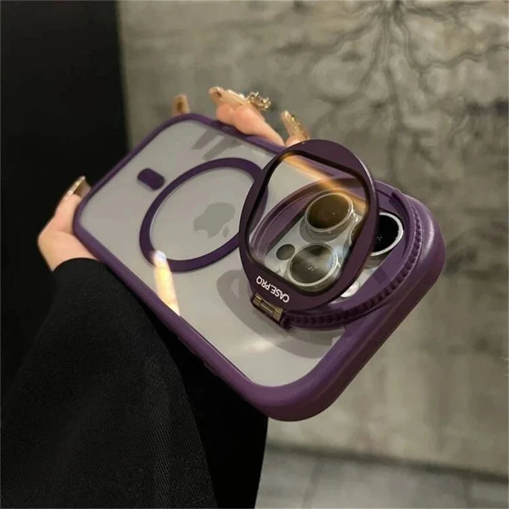 MagSafe Lens Flip Stand Cover