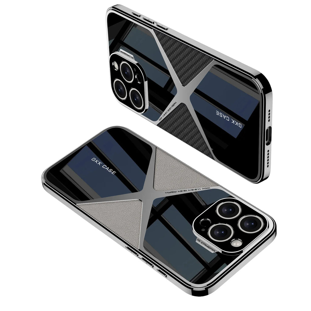 Luxury Shockproof Electroplated Phone Case For iPhone 15 Pro Max - sky-case