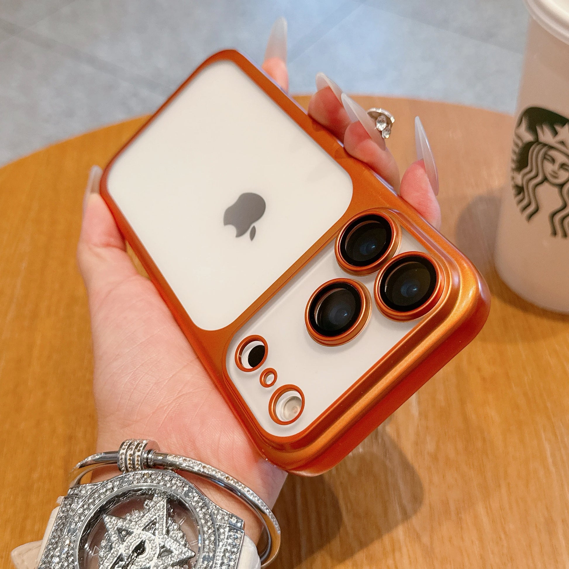 Plated Frame & Drop-Resistant Case - sky-case