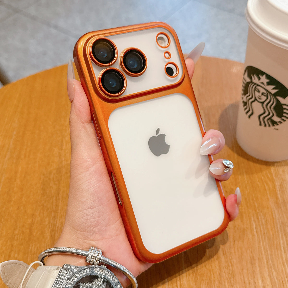 Plated Frame & Drop-Resistant Case - sky-case