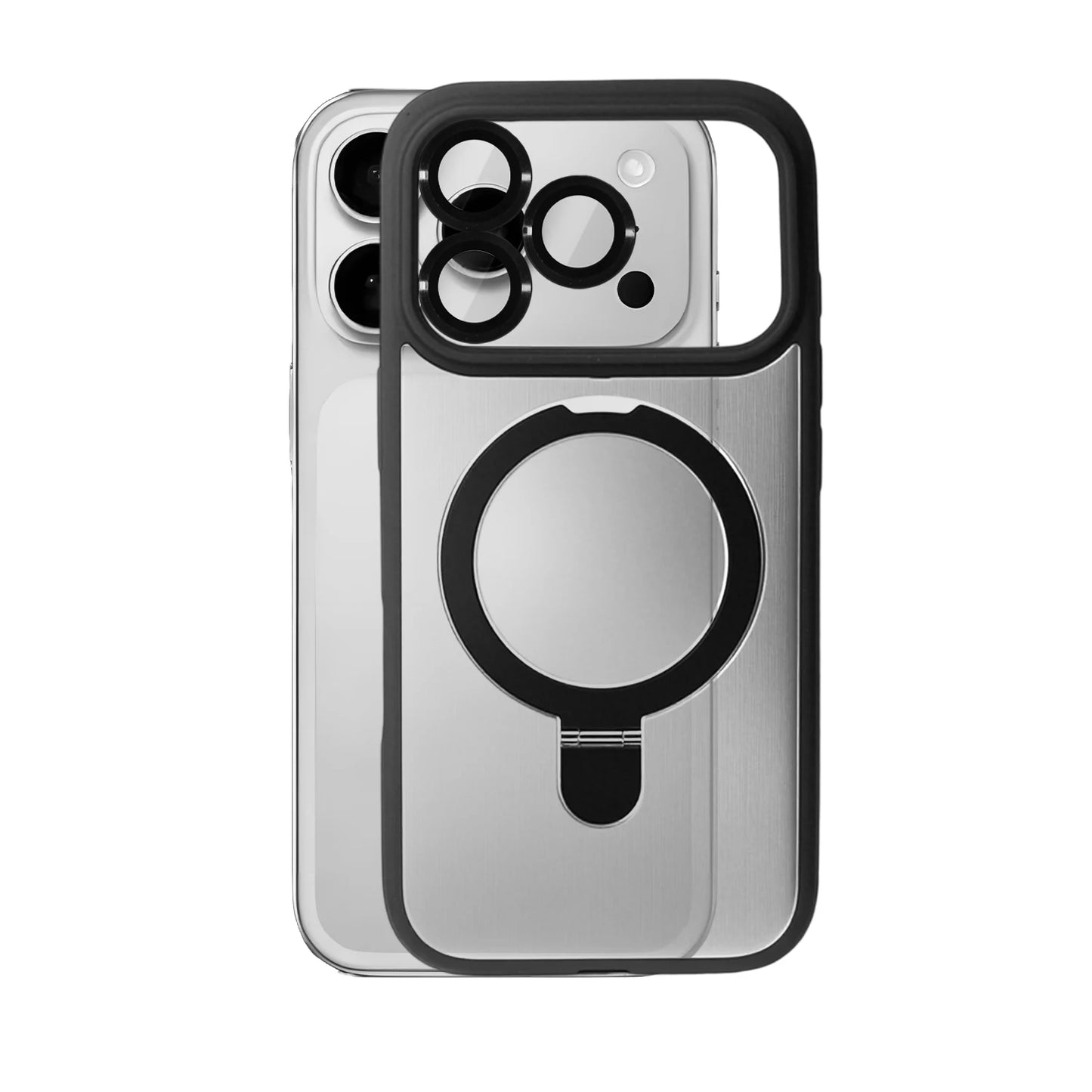 MagSafe Magnetic Case with Finger Ring for iPhone 17 with Shock-Absorbing Back Cover - sky-case