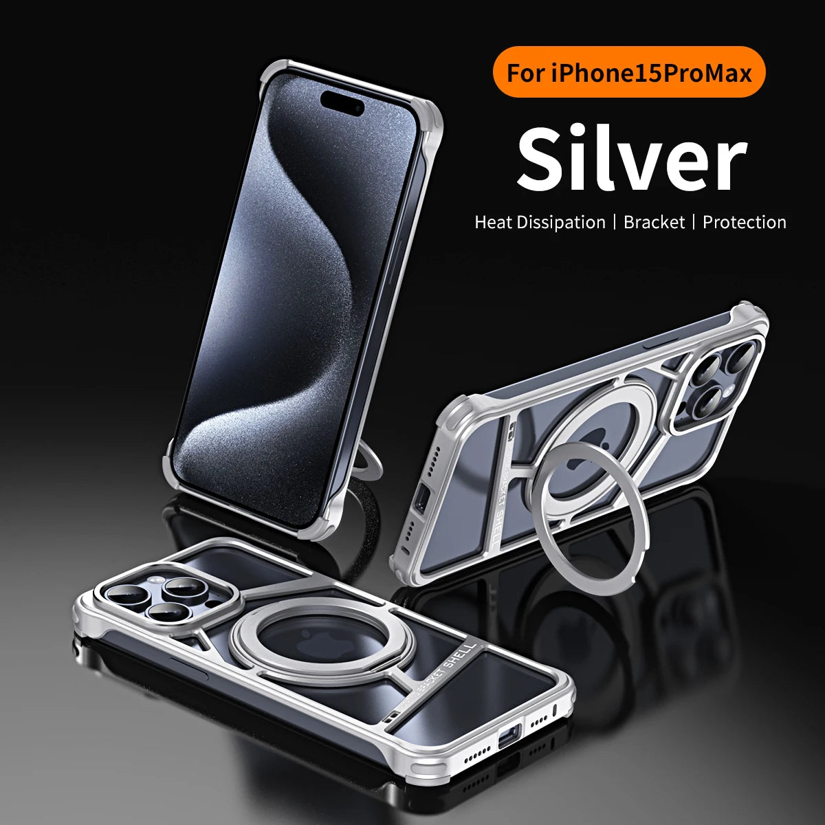 Magnetic Heat Dissipation Aluminum Cover - sky-case