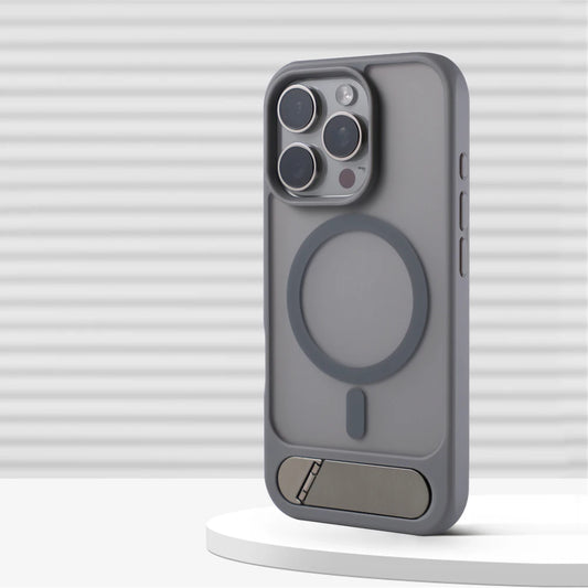 Invisible Magnetic Matte Kickstand Case - sky-case