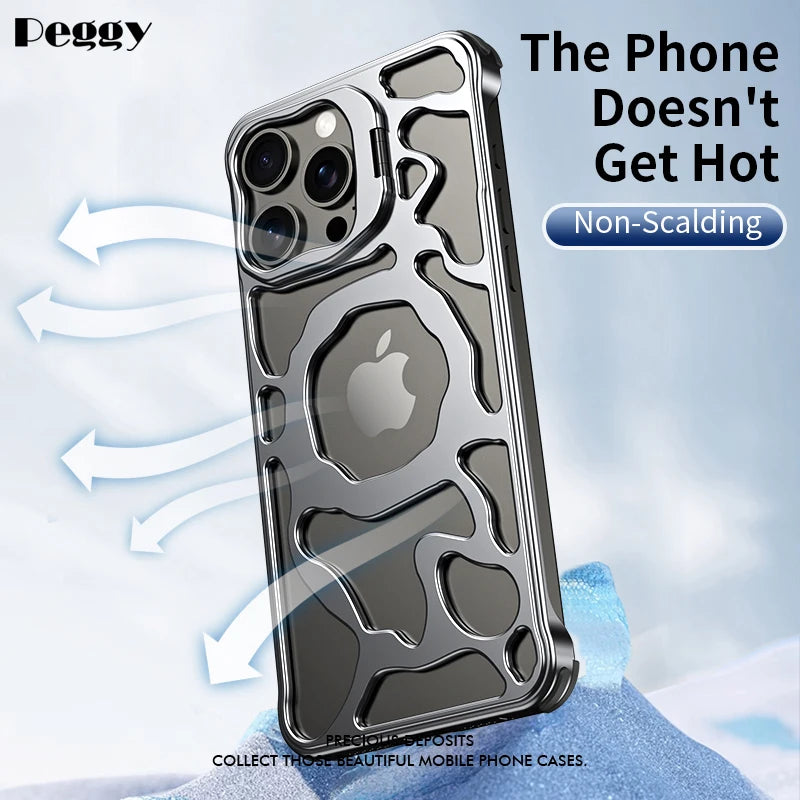 Titanium Metal Magnetic Holder Phone Cover - sky-case