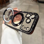 Luxury Plating MagSafe Magnetic Bracket Case - sky-case