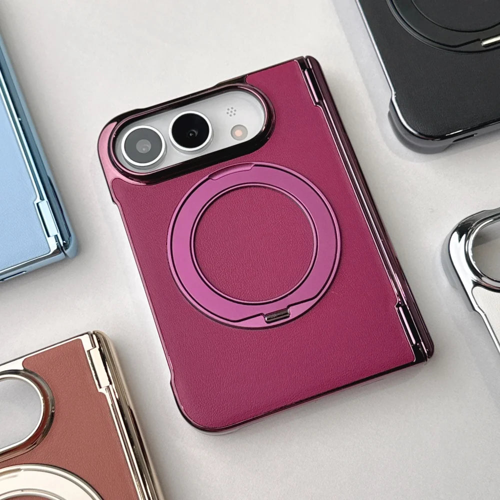 LuxeFold™ Leather MagSafe Case