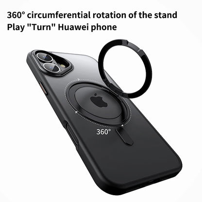 360 Rotating Metal Magnetic Clear Cover