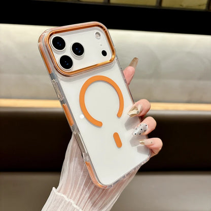 Transparent crystal wireless charging magSafe iPhone case - sky-case