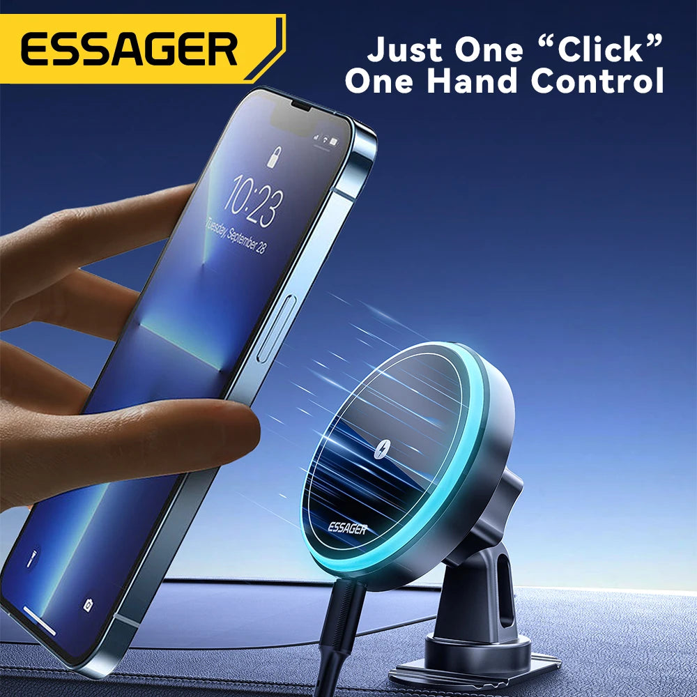 360° Adjustable Magnetic Car Charger for iPhone - sky-case