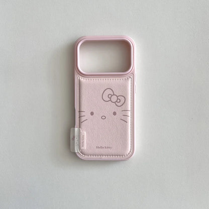 Lovely Kitty Pink Leather Phone Case - sky-case