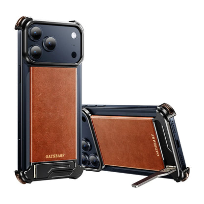 Luxury Oatsbasf Frameless Leather Magnetic Case - sky-case