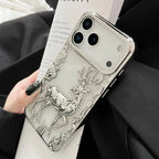 Bling Diamond Hollow Deer Case For iPhone - sky-case
