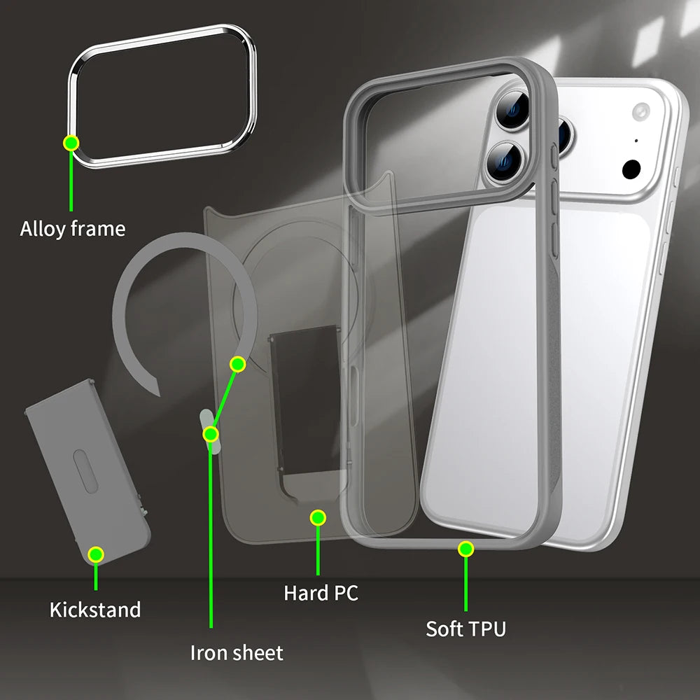 Luxury Magnetic Matte Case - sky-case
